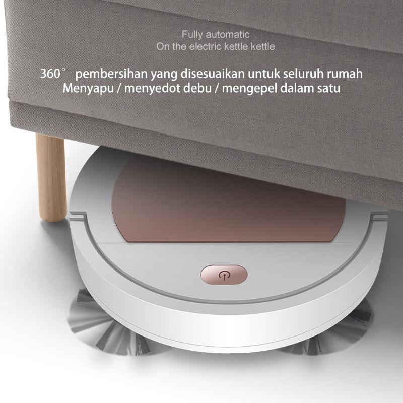 Robot Penyapu 3-in-1 Robot Penyapu Penyedot Debu Cerdas-Warna Ganda 4