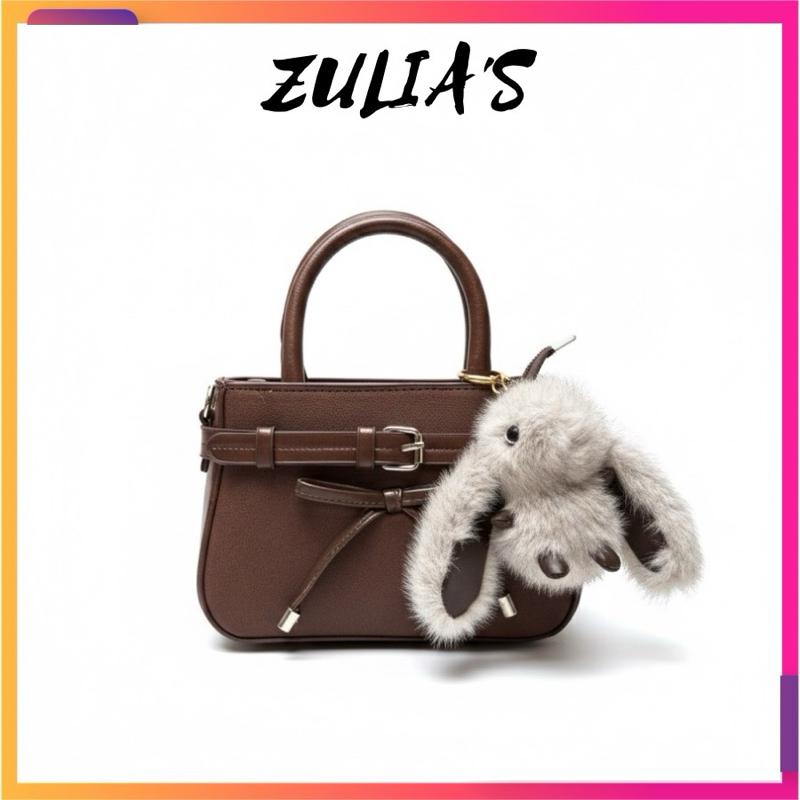    Deal Mở Bán  Túi Xách Nữ Đeo Chéo Phối Nơ Xinh Đi Chơi Đi Caffe,Chất Da Lộn Sang Chảnh Tặng Charm 