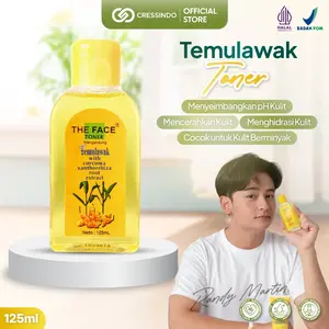 The Face Temulawak Toner 125ml ORI BPOM Brightening Series dengan Allantoin dan Glutathione untuk Kulit Segar dan Sehat