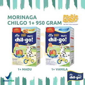Morinaga Chil Go Powder 1+ dan 3+ Vanila dan Madu 950 gram