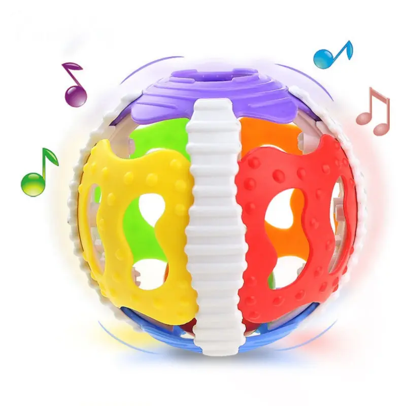 Baby Toy Fun Little Loud Bell Ball Rattles Develop Intelligence Activity Grasping Toy Hand Bell Rattle
