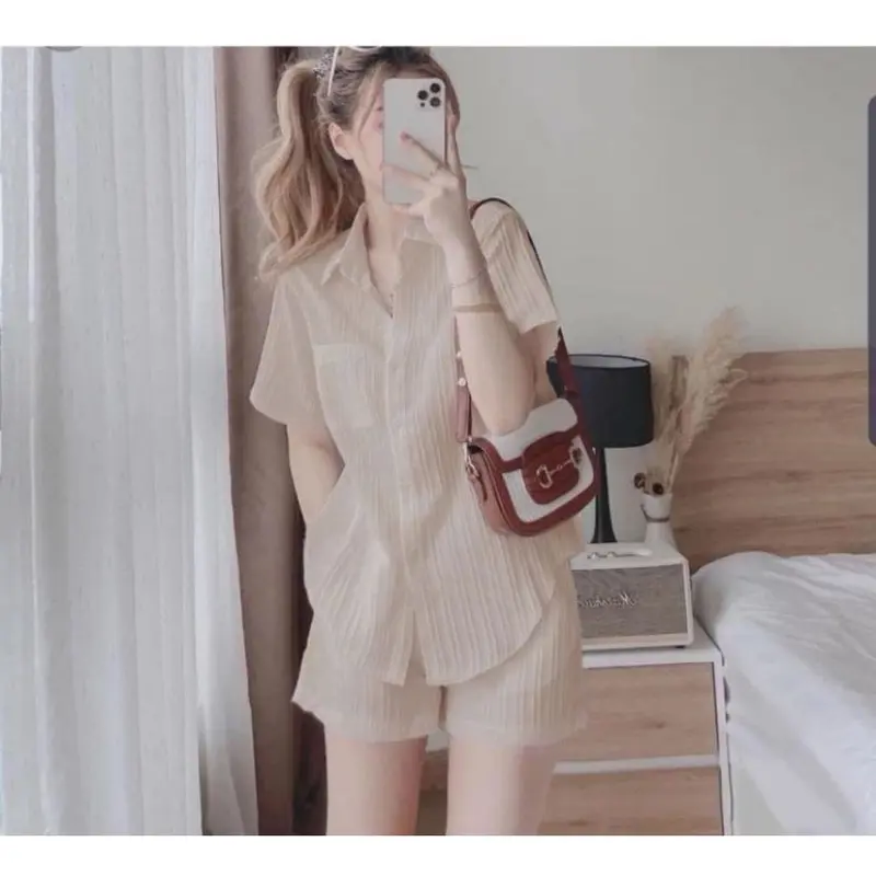 Fashion Setelan Kekinian One Set Cringkle Airflow Premium Atasan Baju Celana Lembut 5