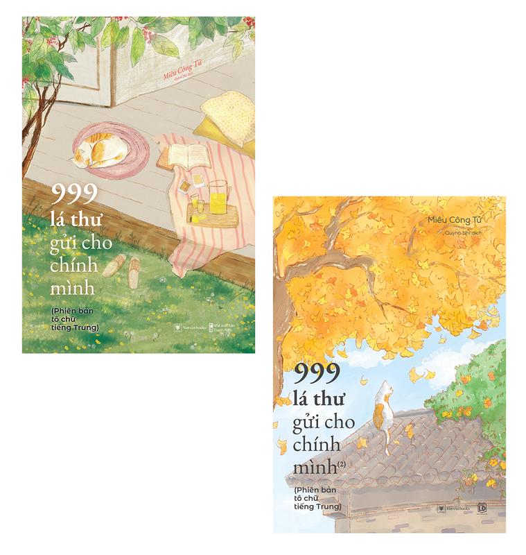  Sách - 999 Lá Thư Gửi Cho Chính Mình - Phiên Bản TÔ CHỮ Tiếng Trung 