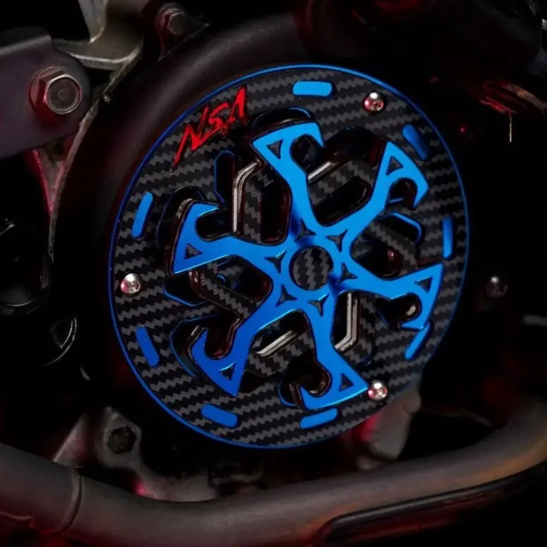 COVER KIPAS SPINER TYPE ROBOT CARBON Beat Scoopy Filano Vespa Mio Fino TUTUP PELINDUNG KIPAS AKSESORIS MOTOR Baut Motorcycle 2