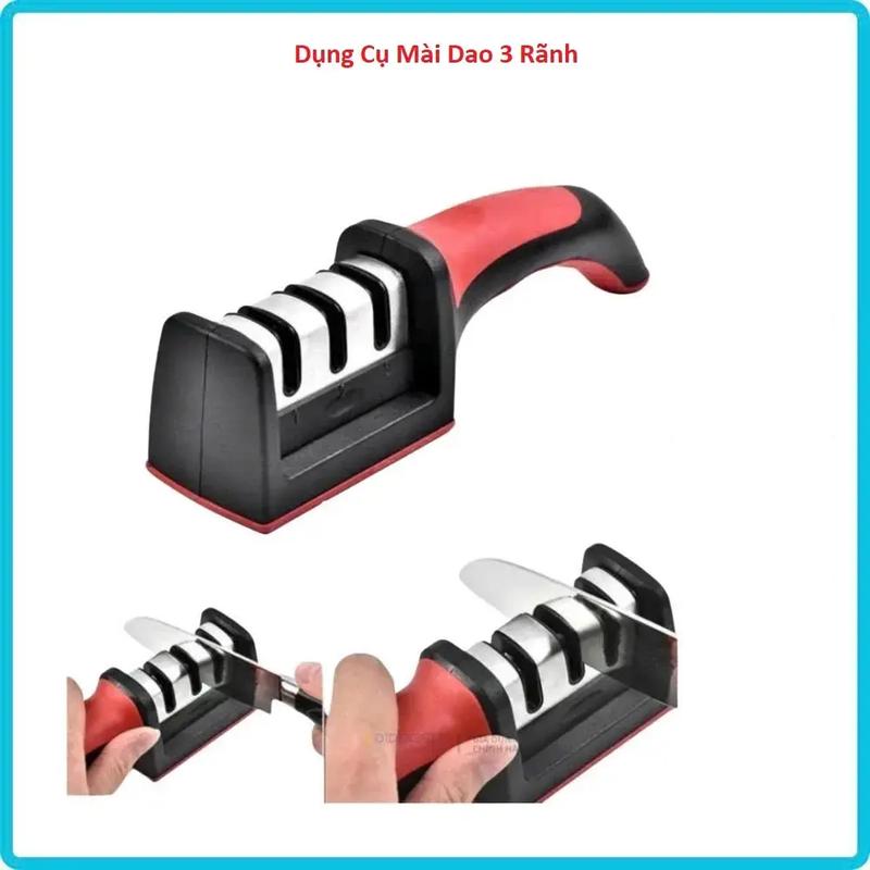 Máy Mài Dao 3 Rãnh Thông Minh Sắc Bén Nhanh – Dụng Cụ Mài Dao Cầm Tay Tiện Lợi,…