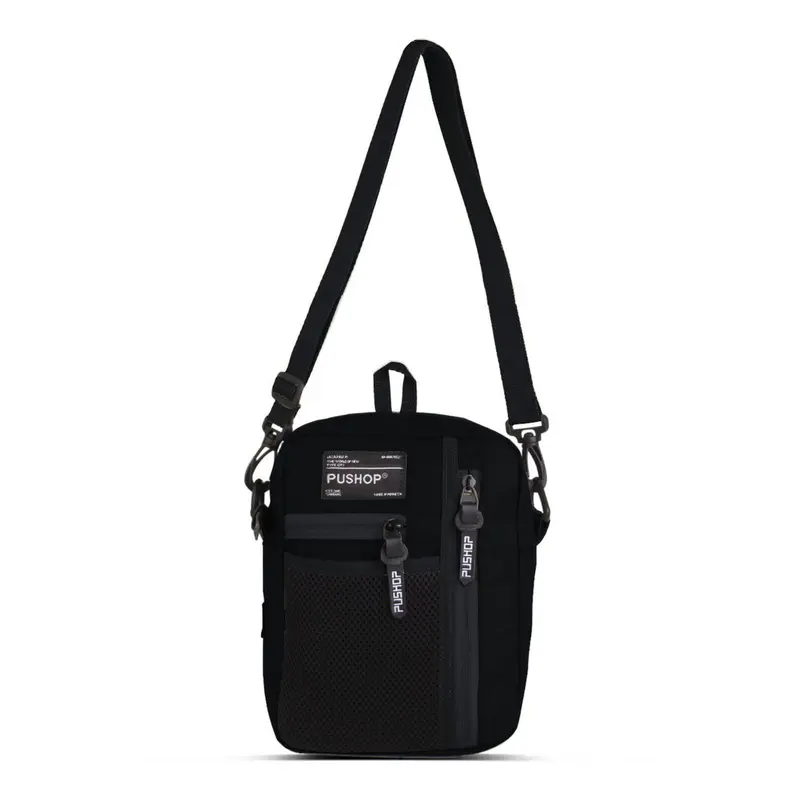 PUSHOP Tas Selempang Pria Wanita MARCO - Slingbag Uniseks Sling Bag Kasual Kanvas 4