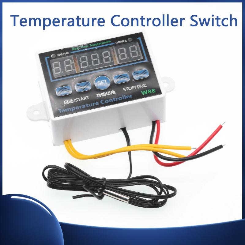 38/10000 W88 with sensor W1411 12V/220V 10A digital LED thermostat ...