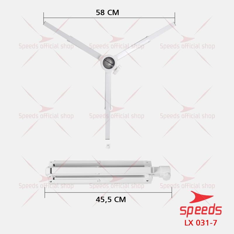 SPEEDS Tripod Stand Kaki Penyangga Tenda Payung Dudukan Camping Outdoor Tenda Tinggi 45cm Bisa Portabel 031-7 4