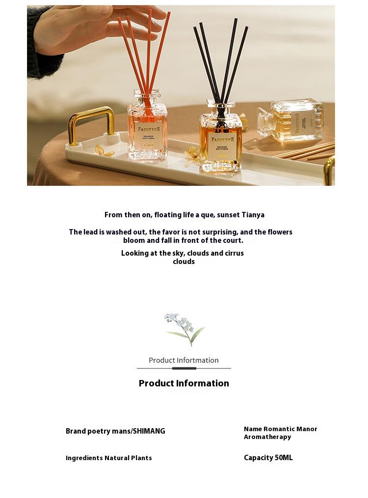 Product Introduction of No fire aromatherapy essential oil home incense bathroom fragrance diffuser ornaments indoor long-lasting smokeless fragrance 3