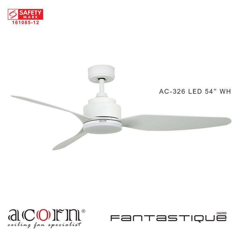 Acorn Fantastique AC-326 | 54 Inch Ceiling Fan | 24W LED Tri-Color 2