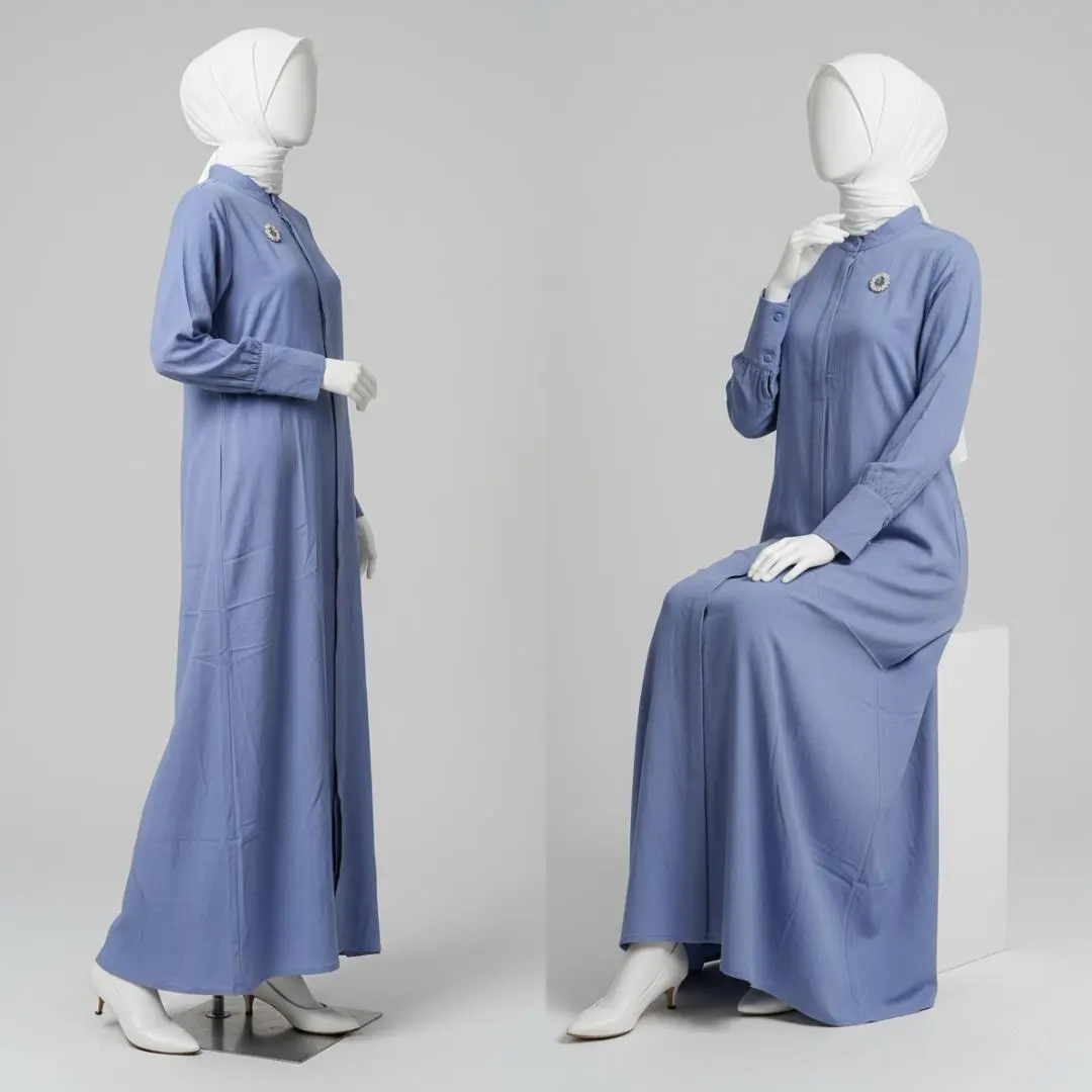 Abaya Soft Blue