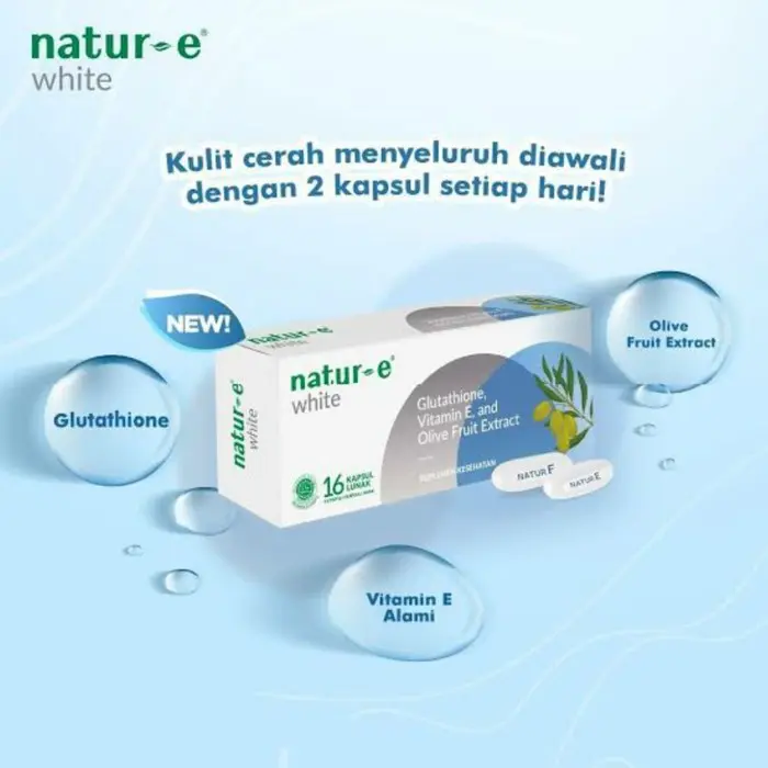 NATUR E Soft Capsule Advanced isi 16 & White isi 16 | Bundle | Bundling | Paket Bundling Ekonomis 5