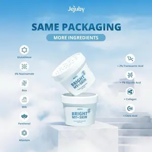 Jejuby Body Mask Gluta Rice Milk Whitening Pencerah