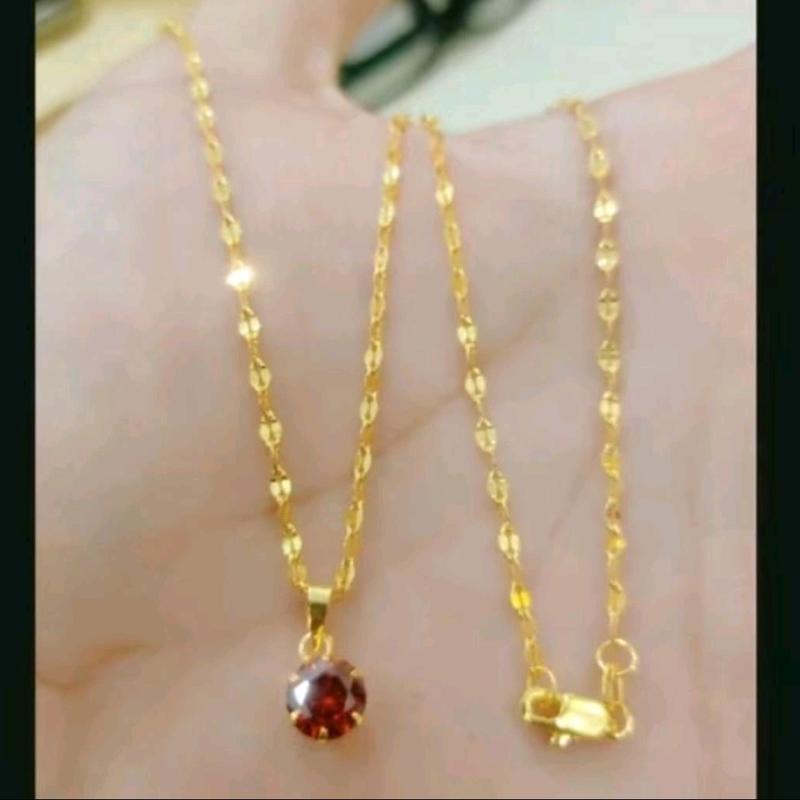 kalung E.m.a.s 6.7 gr asli free surat ( kalung dewasa dan liontin) 4