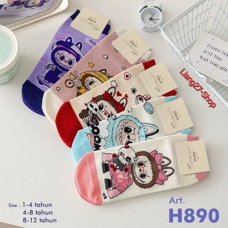 Kaos kaki anak LABUBU the monster / socks katun kids