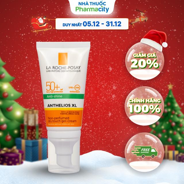 Kem chống nắng LA ROCHE POSAY Anthelios UVMUNE400 Oil Control Gel Cream SPF50+ bảo vệ da giúp giảm bóng nhờn Tuýp 50ml