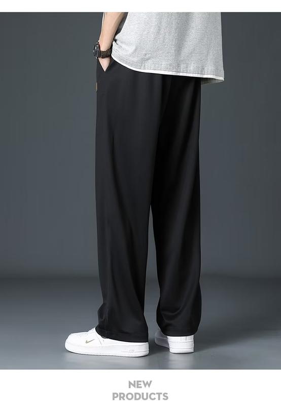 Product Introduction of Pants Men's Summer Fashion Brand Loose Straight Pants Wide Leg Pants Men's Japanese Retro Sports Casual Men's Pants 14