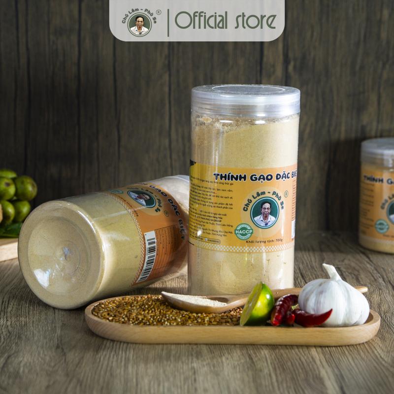  Combo 2 hộp 700g thính gạo loại đặc biệt  Chú Lâm - Phù Sa 