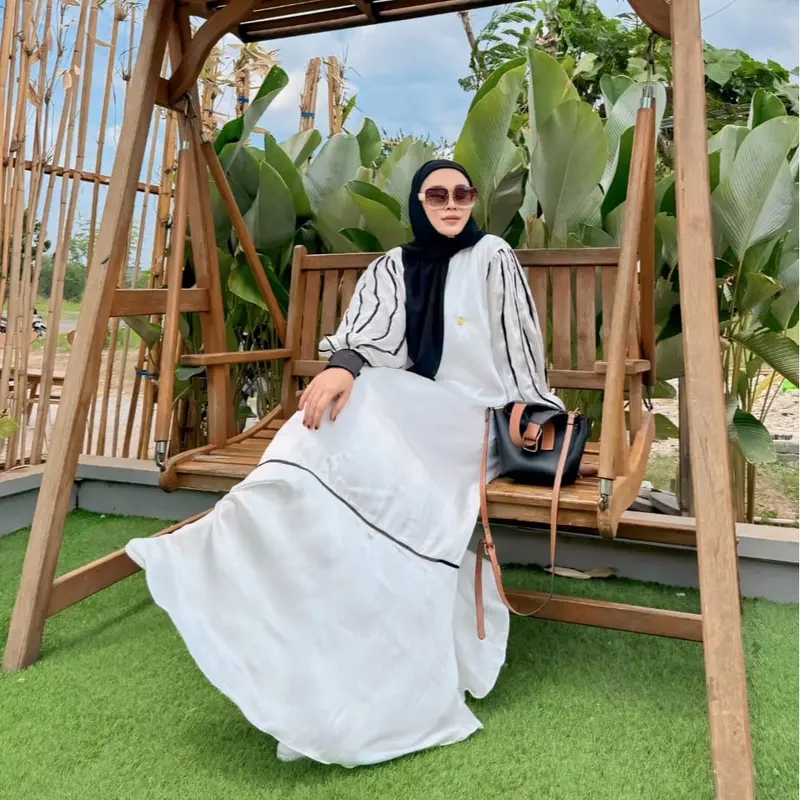 Abaya Kayla by Velino Collection - Gamis Muslimah Berkualitas dengan Motif Berkualitas 7