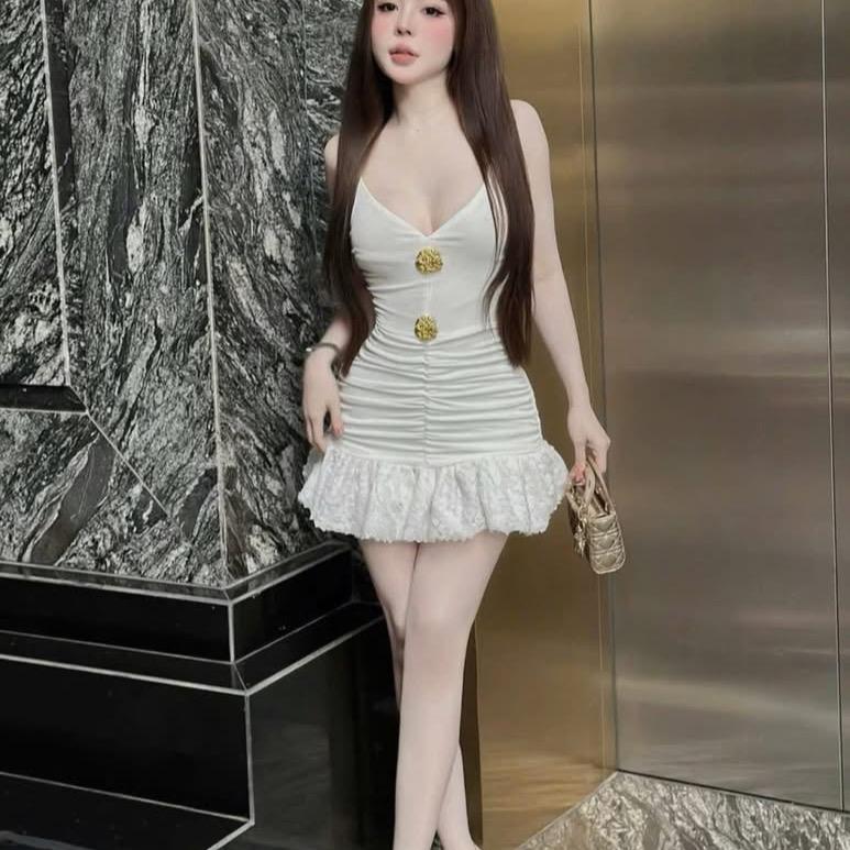 váy body kèm tag chân bèo v54 2