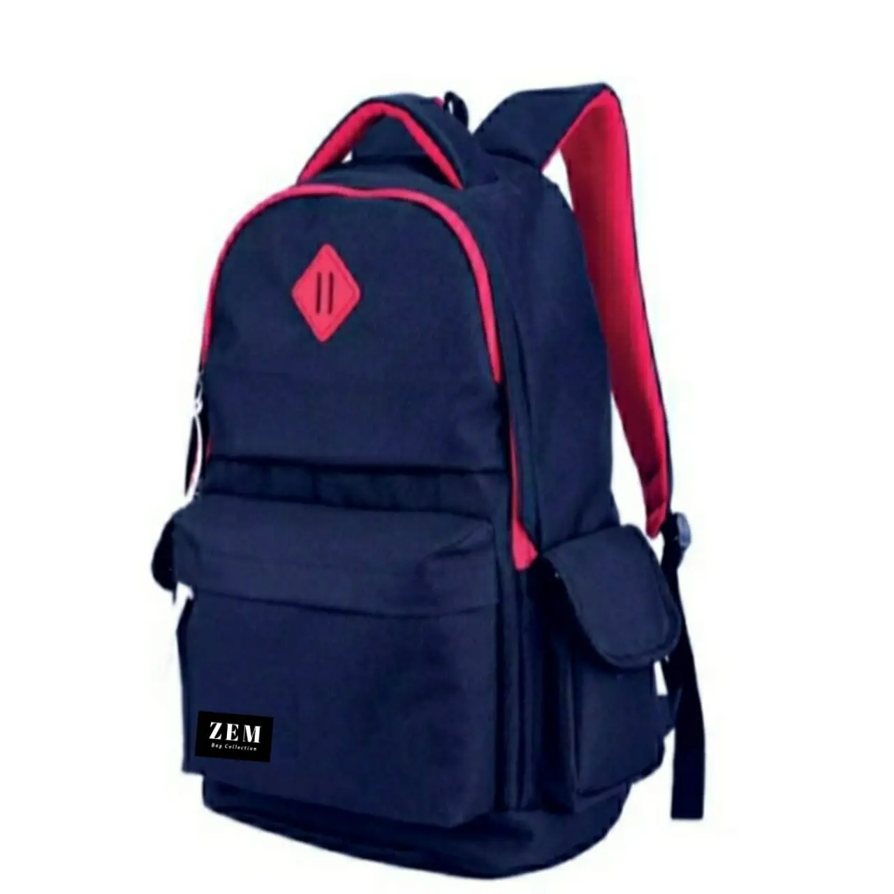 Tas Ransel Sekolah Unisex Cowok Cewek Waterproof Ransel Laptop Waterproof Anti air Tas Punggung Ransel Distro Hitam
