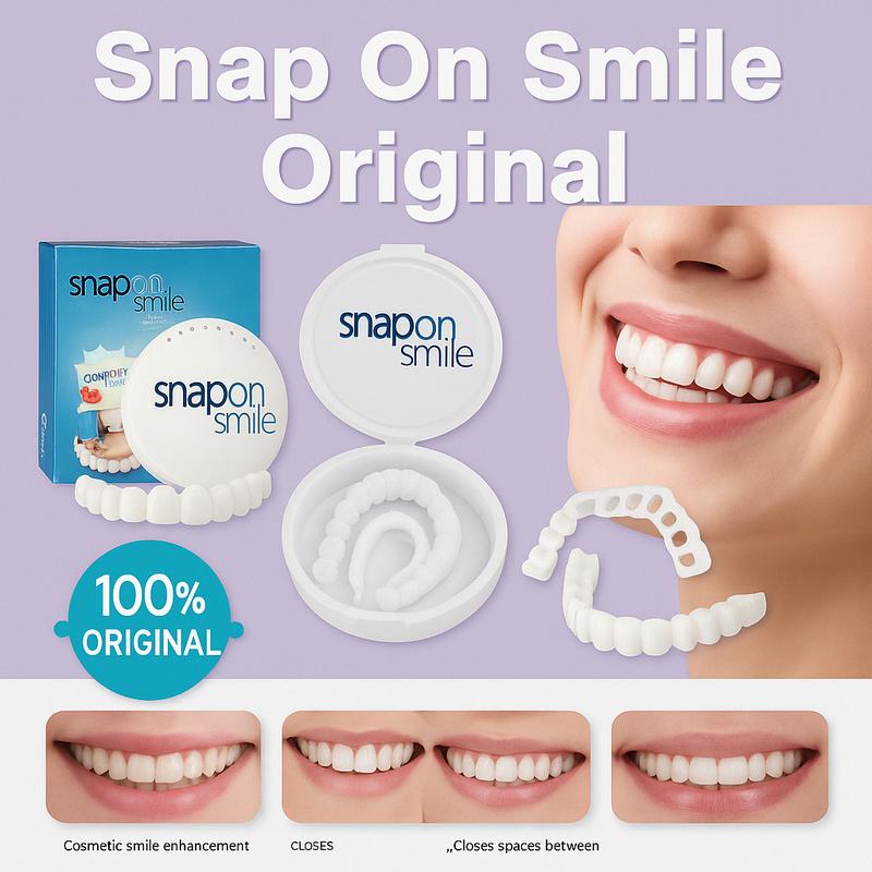 [COD] SNAPON Smile Original Authentic Gigi Palsu 1 Set Atas Bawah ...