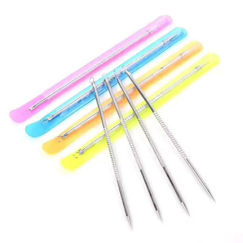 Cây Nặn Mụn Inox 8cm Chống Gỉ - Dụng cụ lấy nhân mụn 6