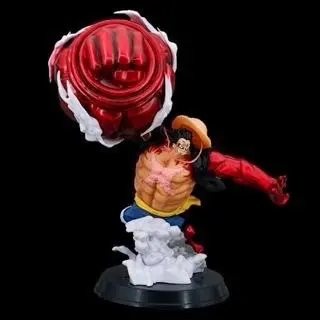 Action Figure One Piece Luffy Gear 4 Boundman King Kong Gun 2