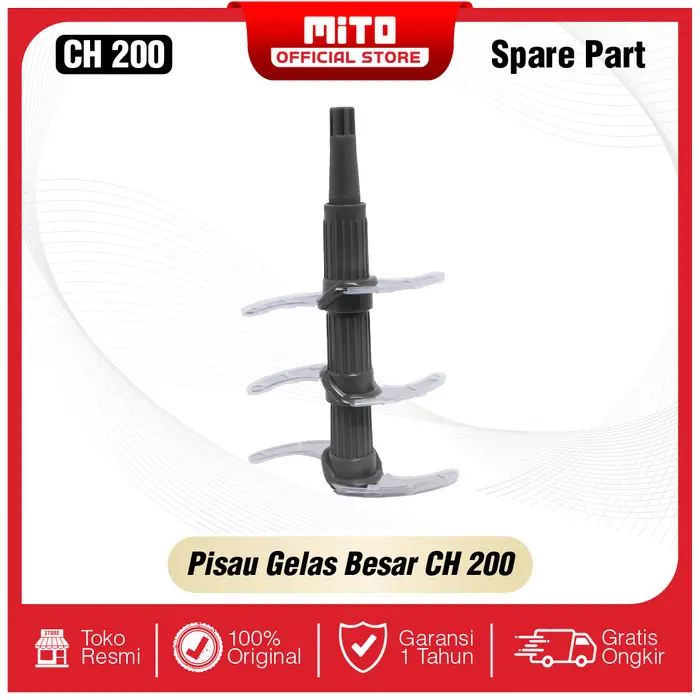 Coba Spare Part Mitochiba Food Chopper Ch200 - Gelas - Tutup Gelas - Pisau  Hu9
