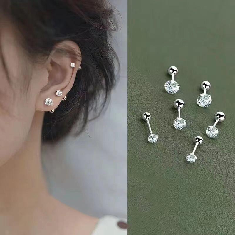  Bông Tai Nữ 1 Đôi Xương Tai Móng Tay Sụn Đinh Tán Xoắn Ốc Trang Sức Cơ Thể Quà Tặng Voi 