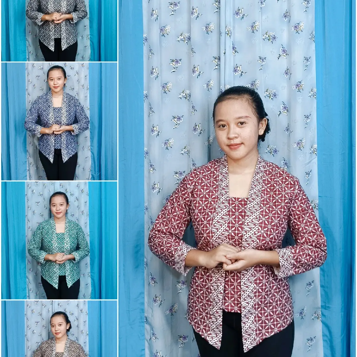 Cassandra Kebaya Baju Batik Wanita Jawa Lurik Istimewa Modern 2024 Batch 2 Special  Panjang  Formal Casual Dress Terlaris