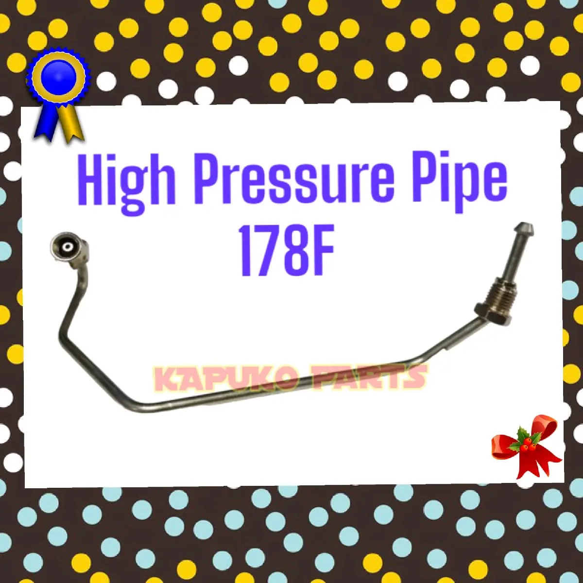 178F HIGH PRESSURE PIPE SELANG INJECTOR UNTUK MESIN DIESEL KAMA KIPOR DLL