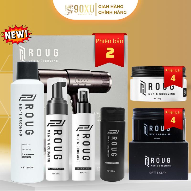 Sáp Vuốt Tóc ROUG, Gôm xịt tóc ROUG, Bọt tạo kiểu tóc ROUG, Xịt tạo phồng tóc ROUG phân phối sản phẩm chính hãng