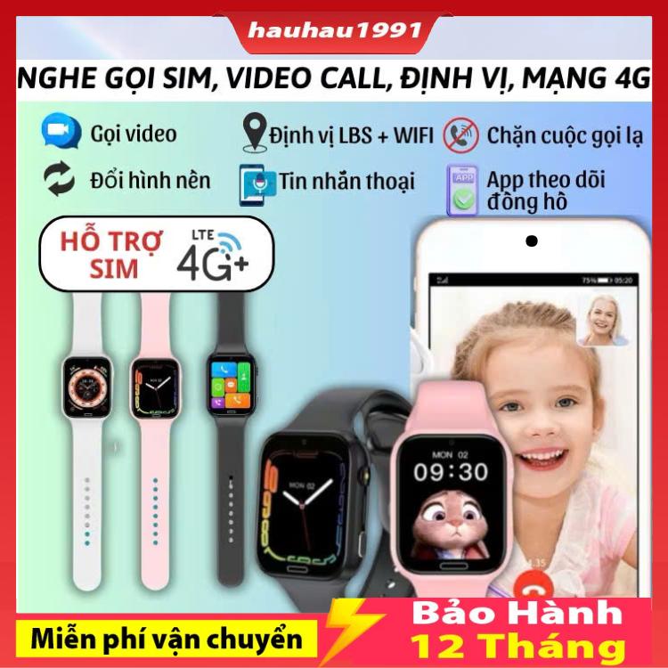 GỌI VIDEO CALL Đồng hồ thông minh Nghe Gọi định vị trẻ em cao cấp P60 Y31 Y92 nghe gọi video. chống nước IP67 tiếng việt