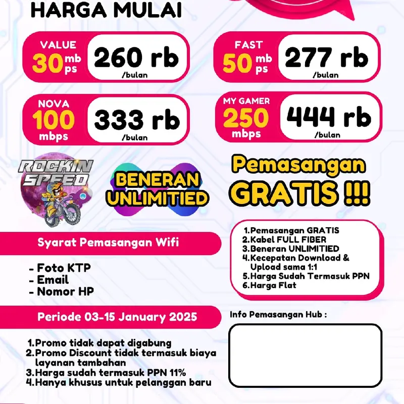 Layanan Wifi dari Gudang Wifi - Indihome, XLhome, My Republic, Iconnect, dan CBN 2