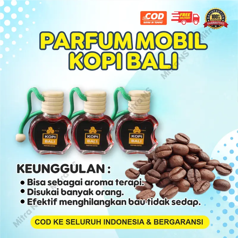 Parfum Mobil Botol Kaca Aroma Kopi Bali Isi 7 Pcs Parfum Kopi Aroma Awet Car pengharum 2