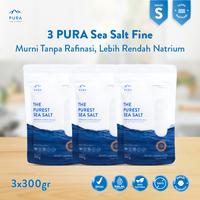 Gambar Pura  Sea Salt (300gr) 3 Pcs - Garam Laut -  Organik -  Natural -  Tanpa Rafinasi -  Rendah Natrium - Pura Sea Salt - 3 Halus dari PURA THE PUREST Kab. Sidoarjo 1 Tokopedia