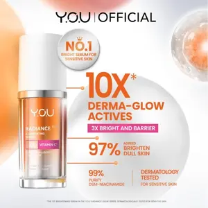 [UPGRADED] YOU Radiance Glow Illuminating Serum Brightening Vitamin C Niacinamide Gentle Glowing Skin Wajah Dark