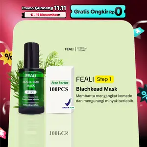 [BPOM] FEALI Pengangkat Komedo Step 1 Blackhead Masker Feali Step 2 Pore Minimizer Serum