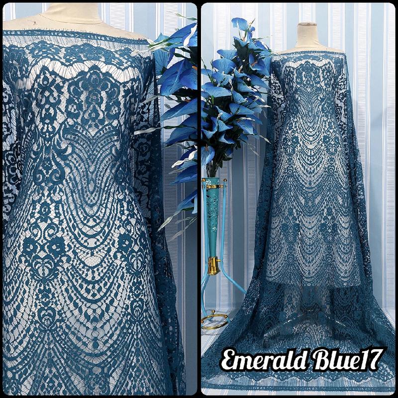 Brokat Semi Francis Motif Keraton , Isi Panjang 2,5m X Lebar 1,5m Best Seller Motif , Bahan Kebaya , Dress , Gaun , Outer Dll 6