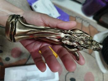 Product Review of Blindfolded Fortuna Statue 19.5cm  Ancient Greek Roman Goddess of Fortune Vintage Golden Luck Sculpture Luck from J**r 3