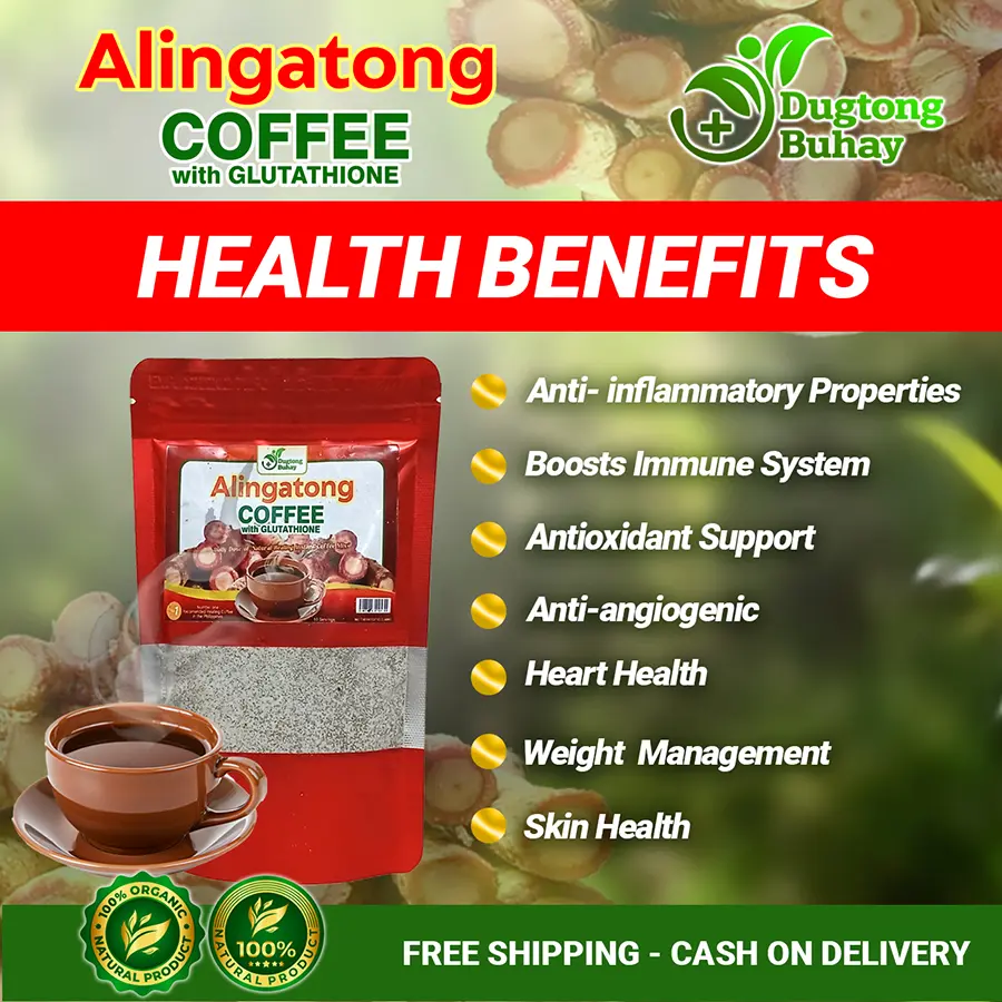 glutathione coffee benefits Alingatong Coffee with Glutathione by Miracle Herbs Alingatong Extract for  Energy Boost and Health Support