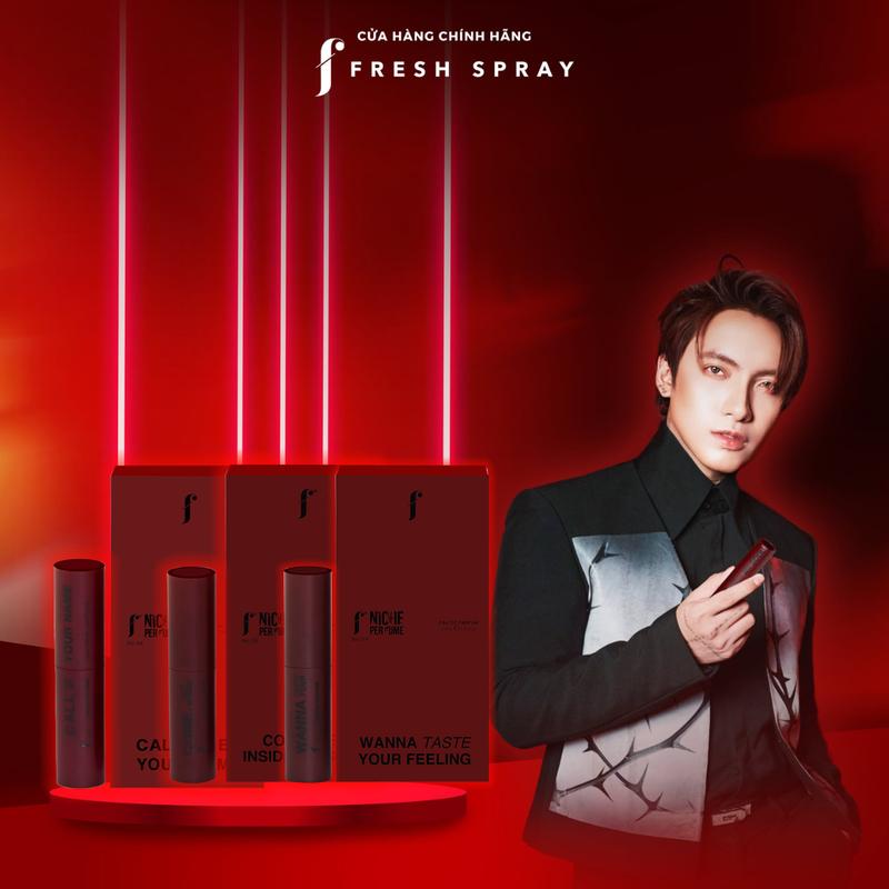 Combo 3 nước hoa NICHE PERUME - 3 Mùi hương CALL | WANNA | COME mỗi chai 10ml tặng 1 bình nhựa logo F, 1 trà tía tô saffron đông trùng, 1 evamost premium 15ml