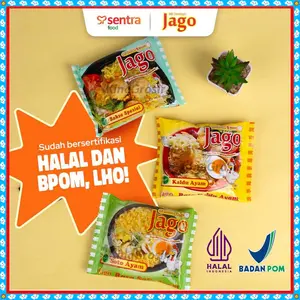 Jago Mi Instan Renceng Isi 10 Pcs / Mie Jago / Mie Instan Siap Makan