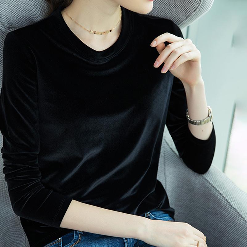 Áo nữ tay dài cổ tròn, dáng rộng thoải mái, phong cách thời trang thường ngày, phù hợp cho kỳ nghỉ, đi biển và tập yoga; trang phục mùa hè, co giãn thoải mái.
