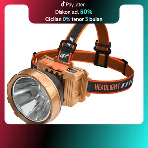 Suksestech Headlamp Senter Kepala LED Multifungsi Tahan Lama Waterproof 6057 6059