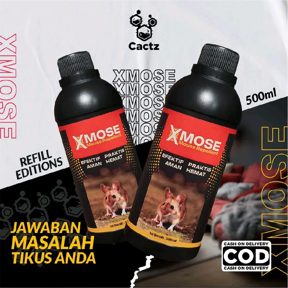 Pengusir Tikus Rat Repellent Spray Cairan Anti Tikus Alami X-MOSE 250ml