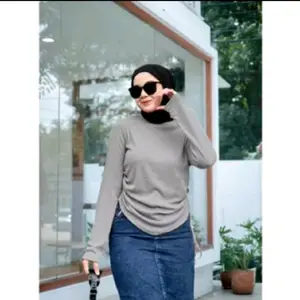 Blouse Knit Serut Wanita Vierra - Model Terbaru