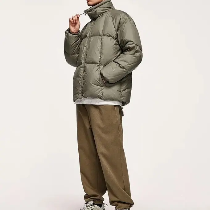 Jaket tebal pria dan wanita casual mix outdoor puffer kanvas parasut sherpa fleece softshell Nyaman  Formal Keren