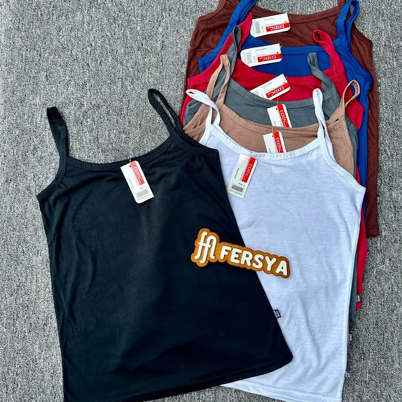 TANKTOP EXXEN MURAH | Singlet Wanita Tali Kecil 2